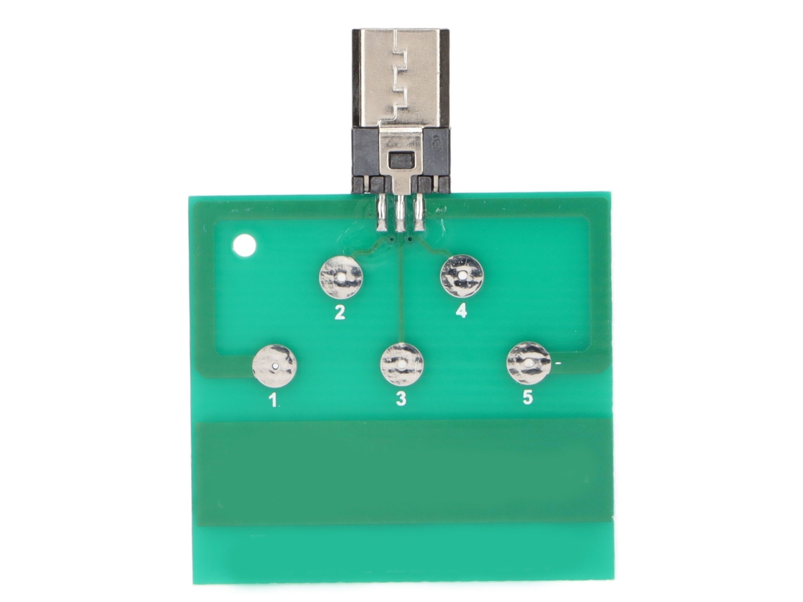 Base de carga flexível com placa de teste para baterias de telemóveis iOS e Android com microinterface. | S/MARCA