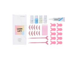 27ml Kit De Levantamento De Cílios E Sobrancelhas Instantâneo Permeável E Curvador Rosa