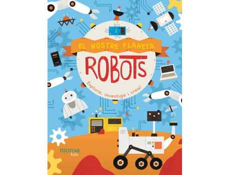 Livro El Nostre Planeta. Robots de Pau Morgan, Jenny Fretland (Catalão)
