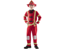 Fato de Menino DISFRAZZES Bombeiro (Tam: 5 a 6 anos)