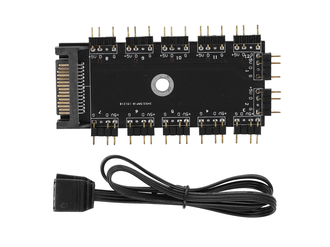 Estação De Acoplamento Portátil 3 Pino Para Interface Sata Com Suprimentos De Computador Argb Luz Dourada