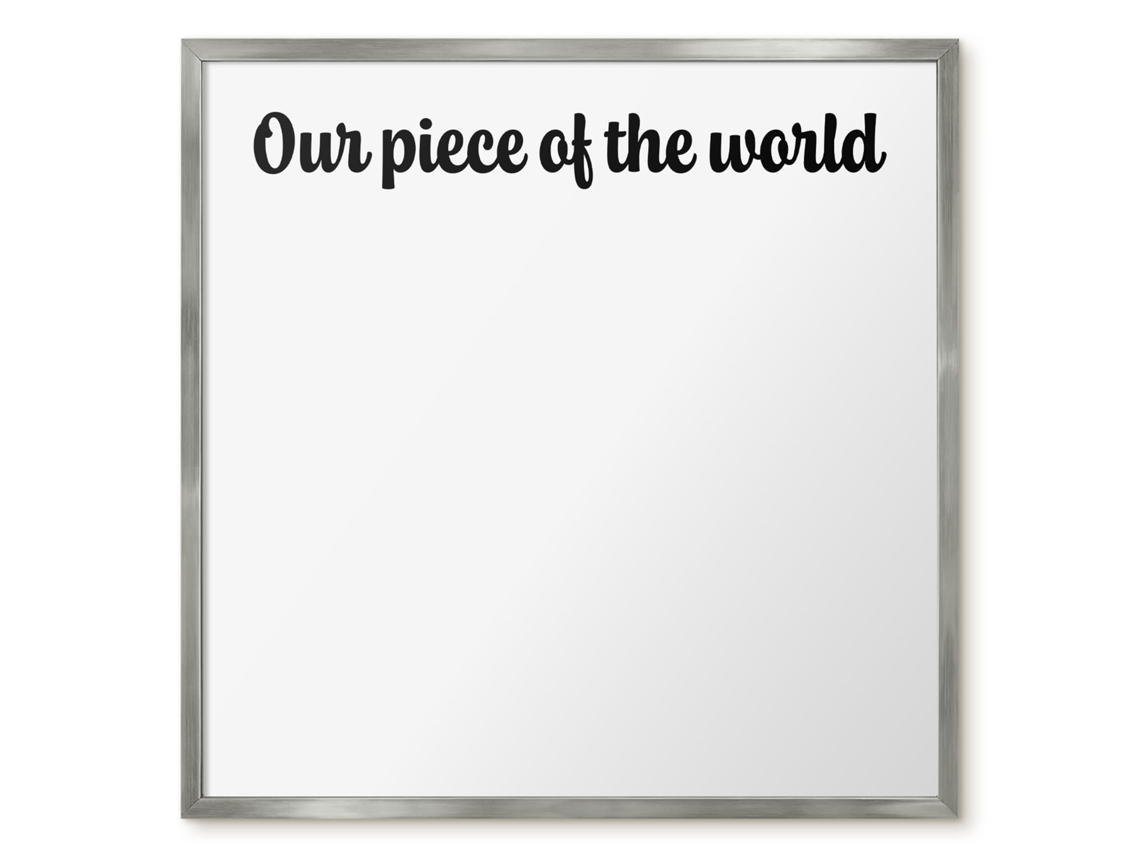 Magnetic Wall Board Our Piece Of The World For The Office Espelharte (50x50 Cm)