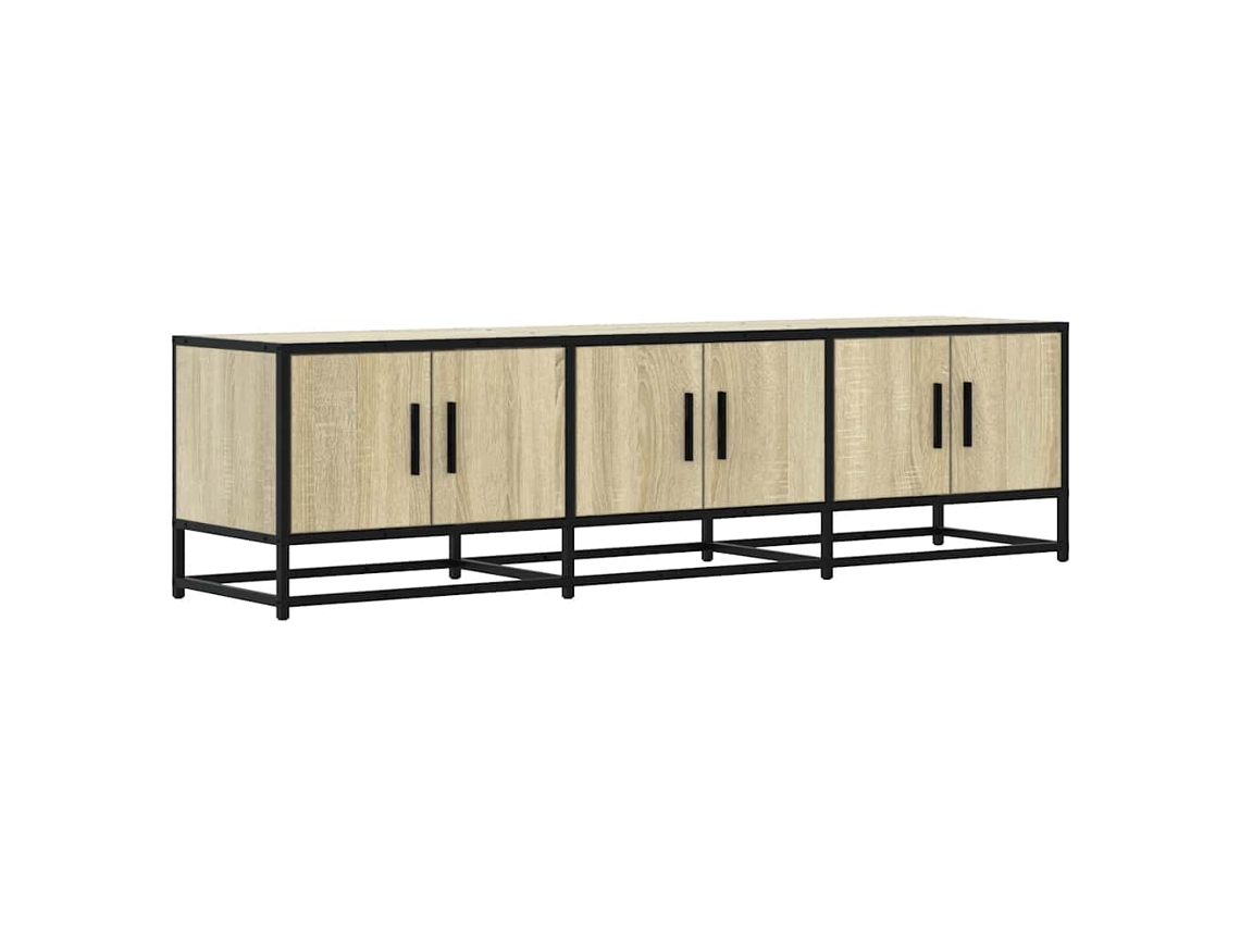 Tv Cabinet, Tv Cabinets Vidaxl Marrom Madeira Processada (n/a)