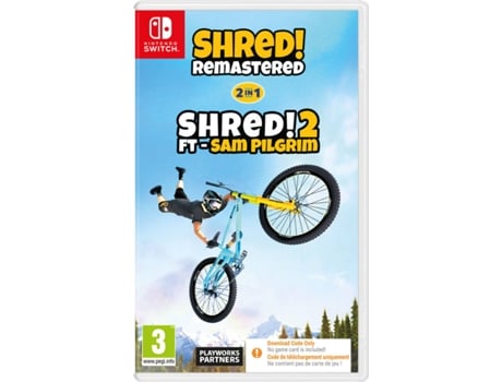 Pré-venda Jogo Nintendo Switch Shred! Rmst+Shred! 2 Ft. Sam Pilgrim (Código de Descarga na Caixa)