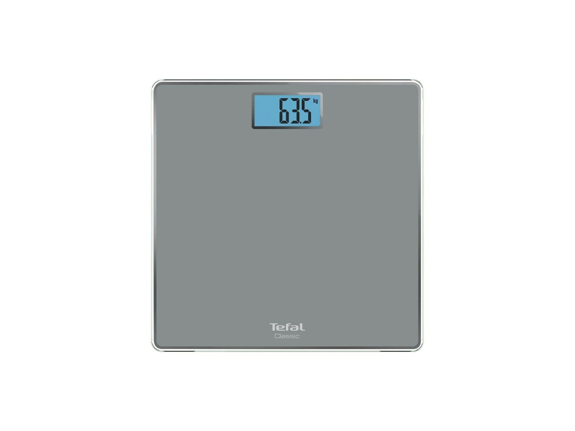 Balança Digital para Casa de Banho TEFAL Pp150 Cinzento Prateado 31 X 21 X 3 Cm