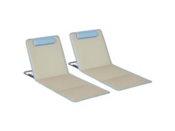 Kit 2 Cadeiras de Praia Dobráveis BTFORUS (53x124x35cm)
