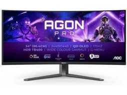 Monitor Gaming Curvo AOC Agon Pro AG346UCD (34'' - 175 Hz - WQHD - Preto)