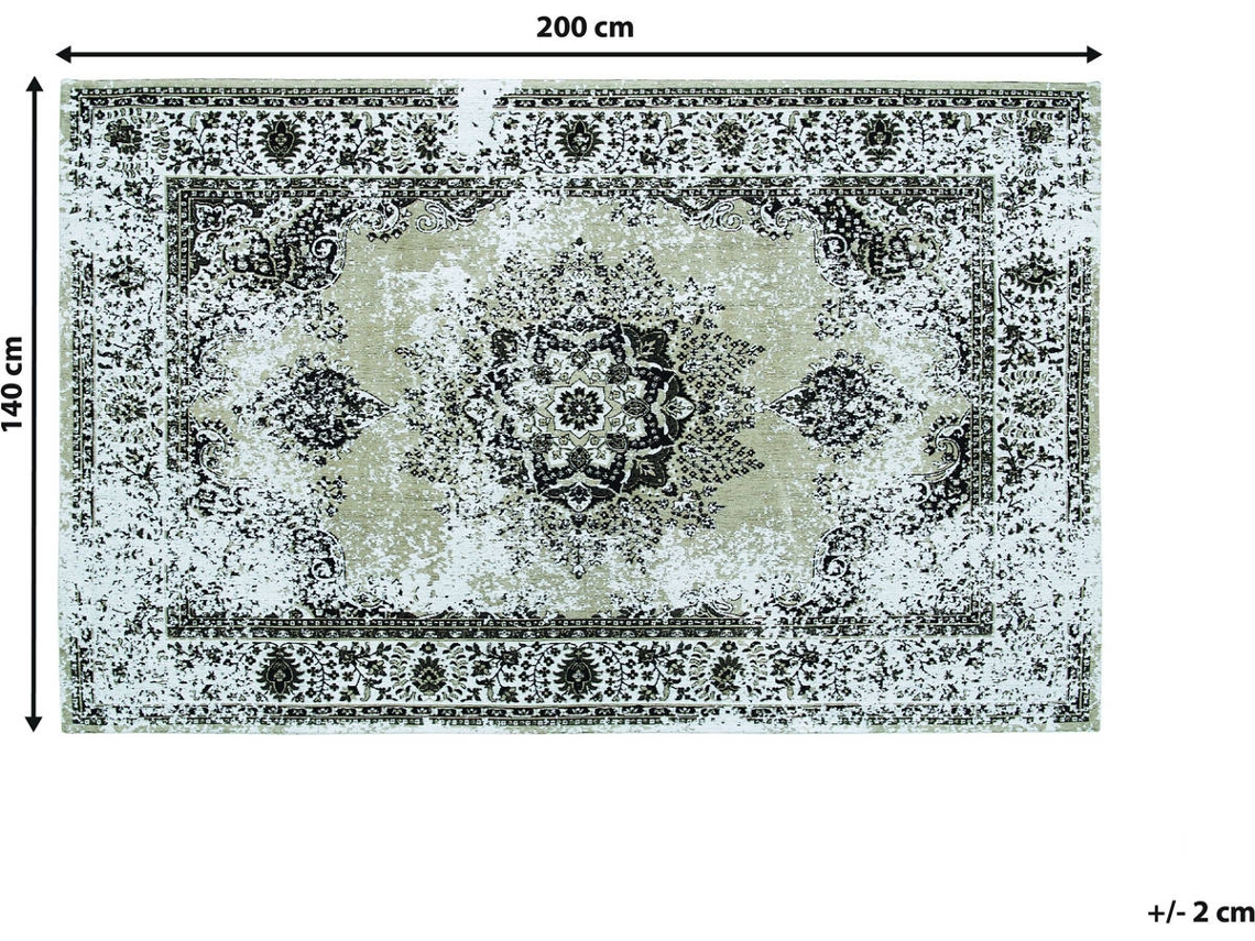 Tapete Almus (Bege - Algodão - 200x140x1 cm)