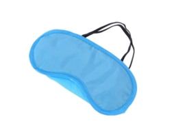 Máscara de Dormir Portátil com Bloqueio de Luz para Auxiliar no Sono e no Descanso, na Cor Azul. TAISHENGDA