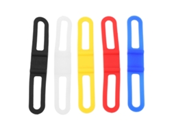 Duuti 5 Peças Correia De Silicone Para Bicicleta Correia Multipropósito Suporte Para Lanterna Portabicicleta Para Bicicleta De Montanha