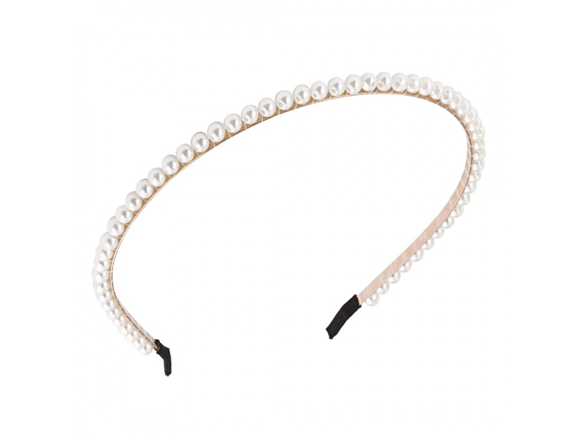 Luxo, Elegância Falso Pérola Hairband Por Ecarla