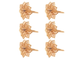 Laxiscreed Conjunto De 6 Anéis Para Guardanapos, Porta Guardanapos Elegante E Durável Para A Sua Mesa