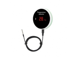 Termômetro Inteligente Com Wi-fi, Sonda De 1 M, Visor Lcd, Alertas Por Aplicativo E Monitoramento De Temperatura.