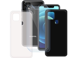 Conjunto de Películas de Ecrã Semitransparente Protetora para Oukitel C22 HONGWE. Preto (3un)