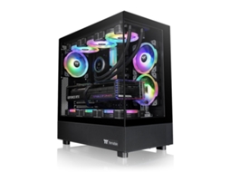 Caixa TT THERMALTAKE View 270 Tg Preto Atx 2Xusb 3.2 Sem Fonte de Alimentação Preta