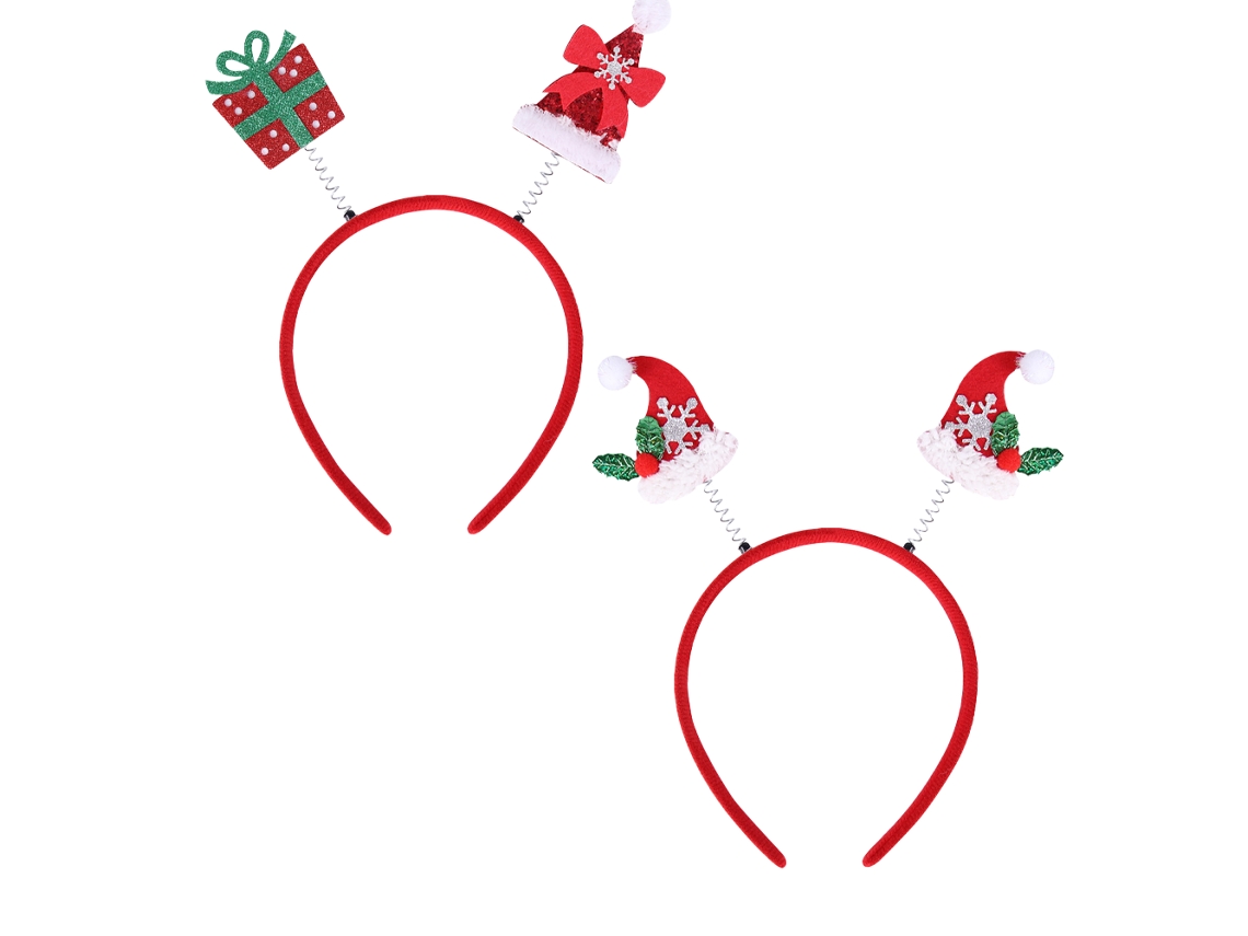 2Pcs Tiaras de Natal-Estilo D + Estilo J AURUM