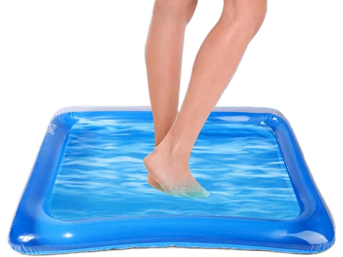 Banheira de Pés Inflável Apoio para os Piscina Spa Portátil Uso Externo no Verão e em Casa CHABERLU
