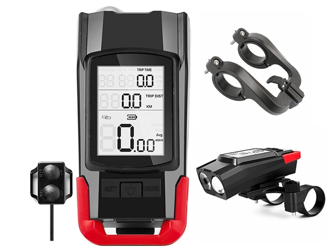 Luzes de Bicicleta YIZHOOD Des1060 Vermelha