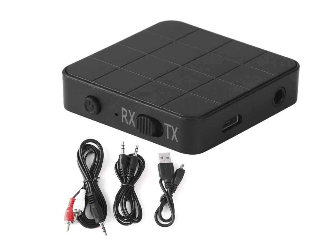 Transmissor e Receptor de Áudio Bluetooth 5.0 2-Em-1 Receptor de Áudio YIZHOOD