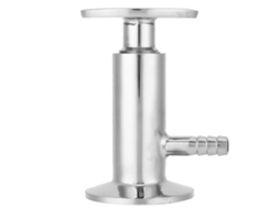 Válvula de amostragem sanitária manual DN15, aço inoxidável 304, válvula de água unidirecional com fixação por abraçadeira