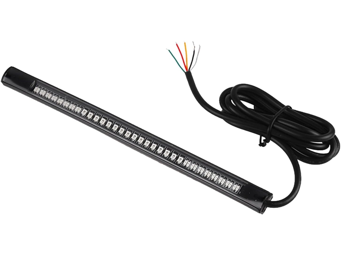 Lanterna Traseira Flexível Com 48 Leds Para Motocicleta E Carro.