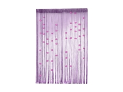 Cortina De Hilo Con Rosas Para Puerta/ventana