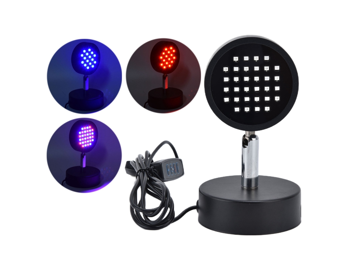 2026 lâmpada de Terapia com Luz Vermelha Led Ajustável 3 Cores Portátil para Cuidado da Pele Facial Usb