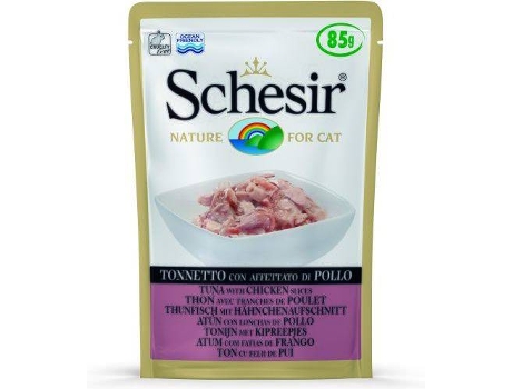Ração para Gatos  (85 g - Húmida - Sabor: Atum e Fiambre de Frango)