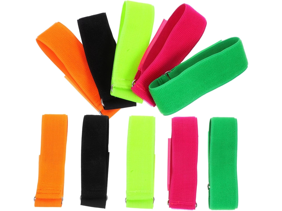 Toyandona Conjunto De 10-faixas Elásticas Para Corrida Pernas, Meninos E Meninas, Adultos, Ideal Dia Esportes