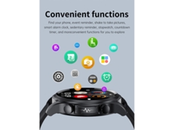Smartwatch YDCY E400 Castanho