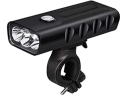 Farol De Bicicleta Led, À Prova D'água, Recarregável Via Usb, Longa