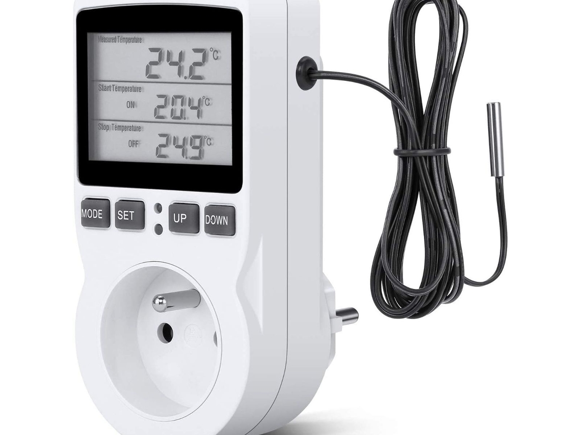 Lurelia Controlador De Temperatura Digital Aquecimento Resfriamento Termostato Saída Lcd Controlador De Temperatura