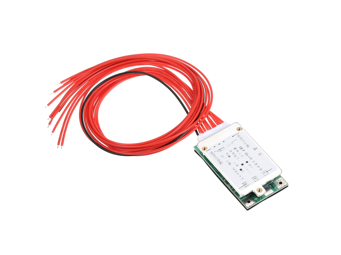 Placa de Proteção Bms 10s 15a 36v/37v com Função de Equilíbrio para Baterias Li-ion E-bike S/MARCA