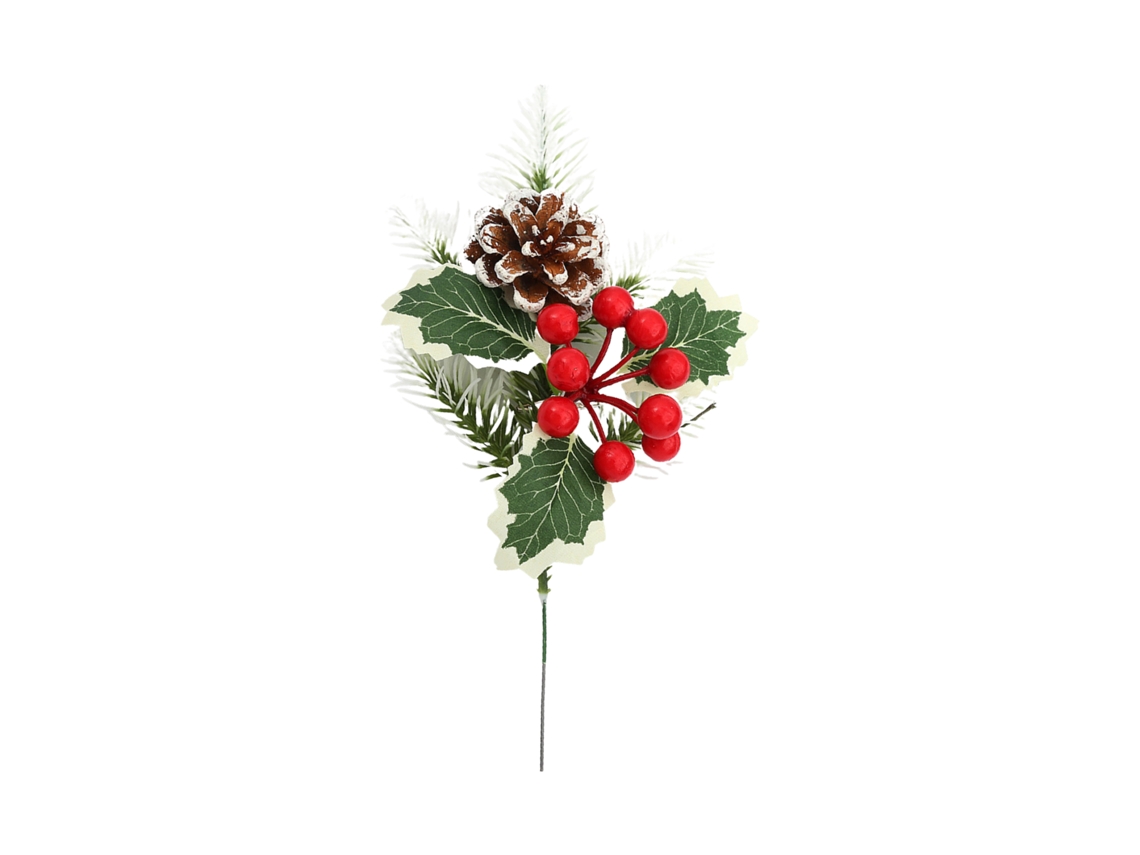 Enfeite de Natal com Ramo de Pinheiro Bicolor LAXISCREED