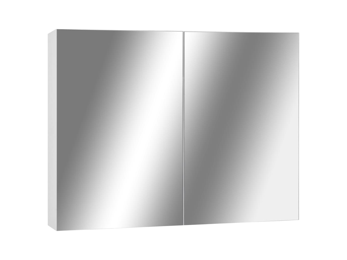 Mirror Cabinet, Mirror Cabinets Vidaxl Branco Mdf
