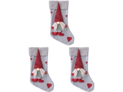 Peças Suspendre De Porte-vaisselle De Decoração De De Fournitures De Fête De Chaussette De Noel Suspendu