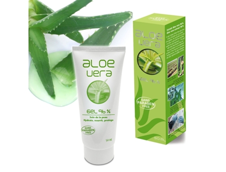 Gel de Aloe Vera hidrata e suaviza a pele INELDEA