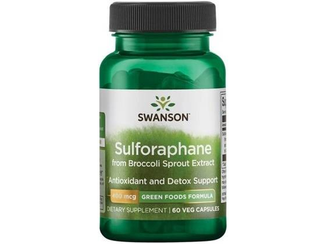 Suplemento Alimentar SWANSON Sulforafano Do Extrato De Brócolis (60 cápsulas vegetais)