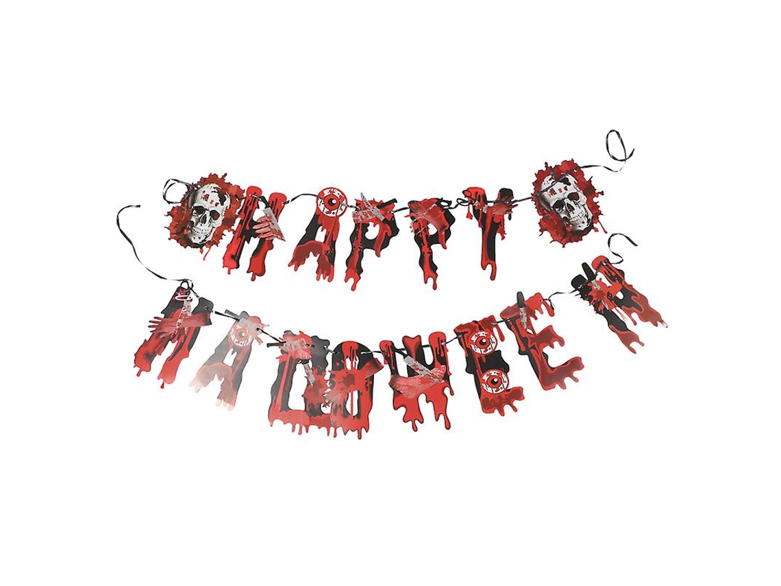 2pcs Banners De Halloween Para Decorações De Halloween ALLINLESS