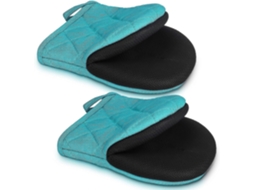 Par De Luvas De Silicone Para Panelas Curtas Luvas De Silicone Para Cozinha Aquaforge