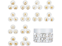 120 Stuks Constellaties Glas Kralen - Conectores Zodiac Sign Para Diy Adereços