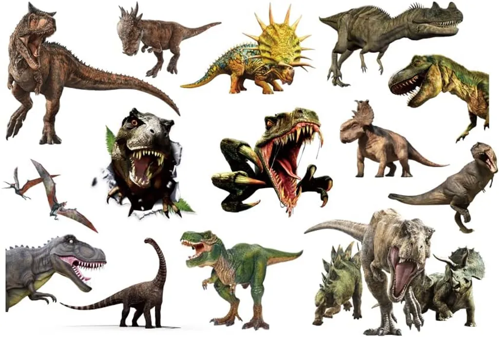 Dinossauros 3d Conjunto Para Decoração De Quartos Aiailikill