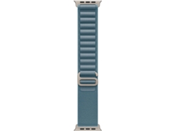 Bracelete APPLE Alpine Loop Natural Titanium Apple Watch 49 mm (M - Azul Claro)