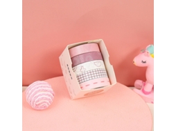 Lurelia 5 Rolos/caixa De Fita Washi Criativa Para Diário, Scrapbooking, Faça Você Mesmo, Fita Washi Decorativa Básica, Materiais Escolares