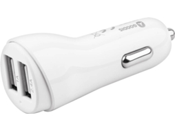 Adaptador de Isqueiro GOODIS 2 USB 5V 1A + 2.4A Branco