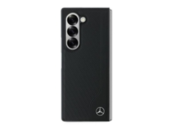 Capa Magsafe para Samsung Galaxy Z Fold 6 MERCEDES Pele Sintética Preto