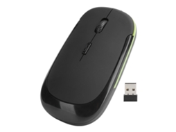 Aetheria mouse Sem Fio Óptico 2.4g Usb Ajustável 1600dpi Silencioso Acessório de Computador Preto