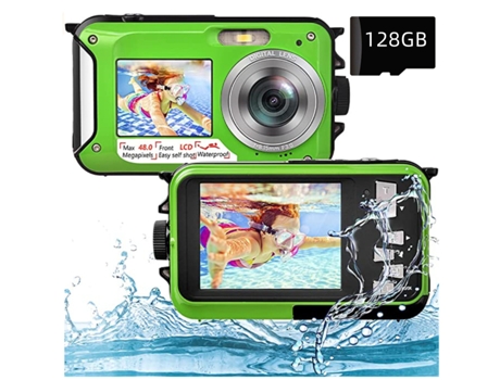 Câmara Digital TRUMSEN-GM  Trumsen-Gm À Prova de Água 48Mp 16X 128 Gb -Verde