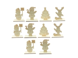 10Pcs Natal Papai Noel ALLINLESS