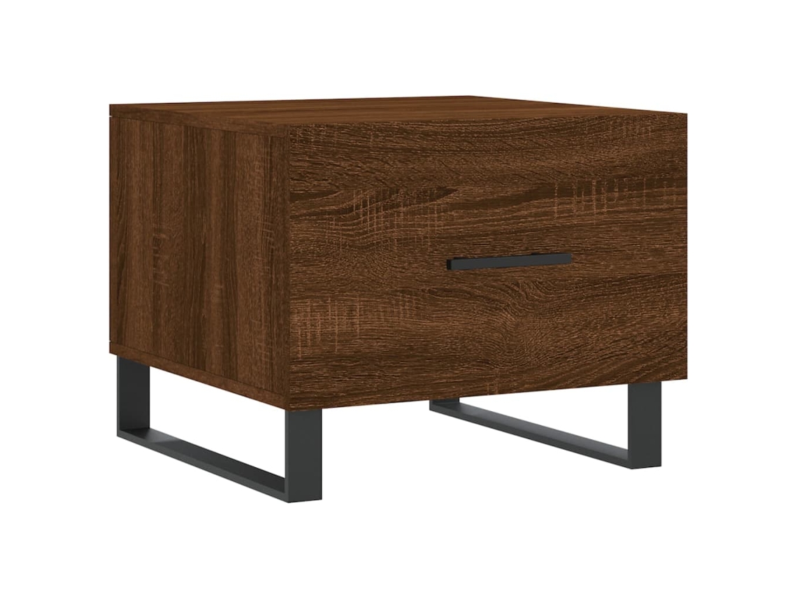 Mesa de Centro Derivados Madeira Carvalho Castanho MAISON EXCLUSIVE (50x50x40 cm)